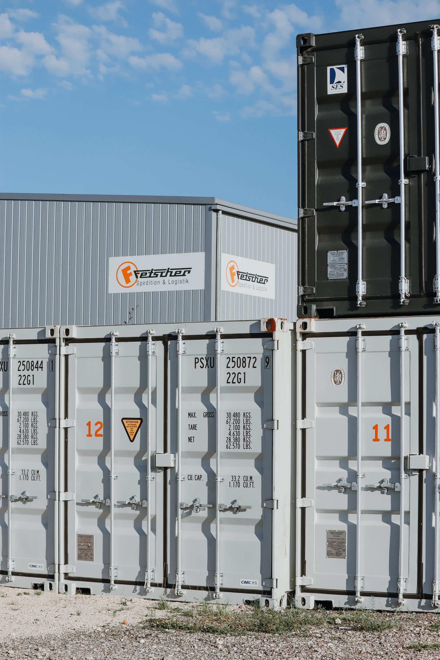 Container zur Nutzung für Self-Storage